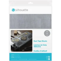 Láminas de cinta adhesiva Duct Tape Gris Silhouette