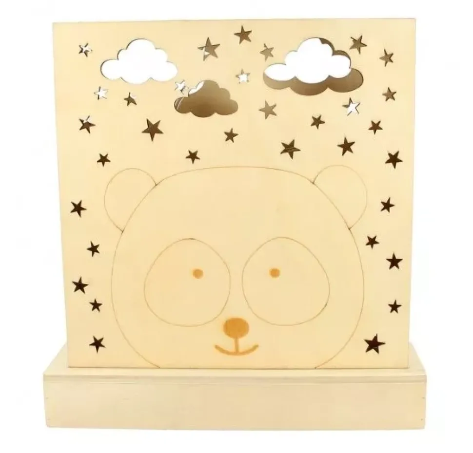 Lámpara de madera Adorable Artemio