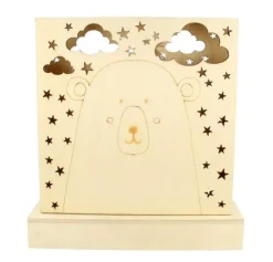 Lámpara de madera Adorable Artemio