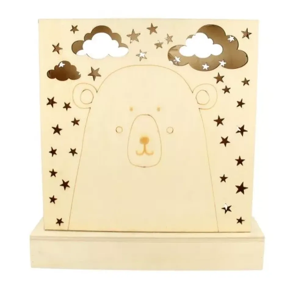 Lámpara de madera Adorable Artemio