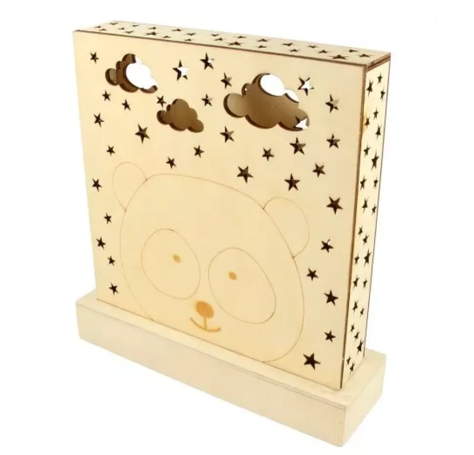 Lámpara de madera Adorable Artemio