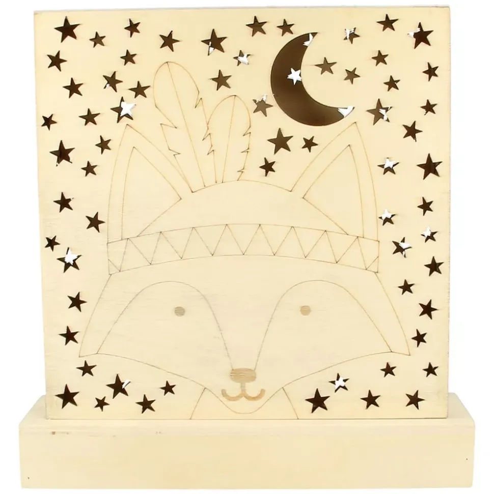 Lámpara de madera Totem Artemio