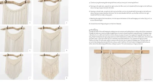 Macramé at home