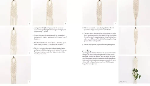 Macramé at home