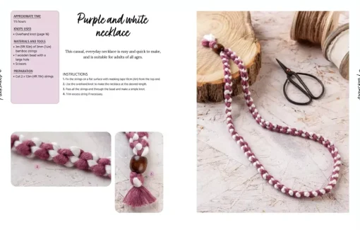 Macramé jewellery