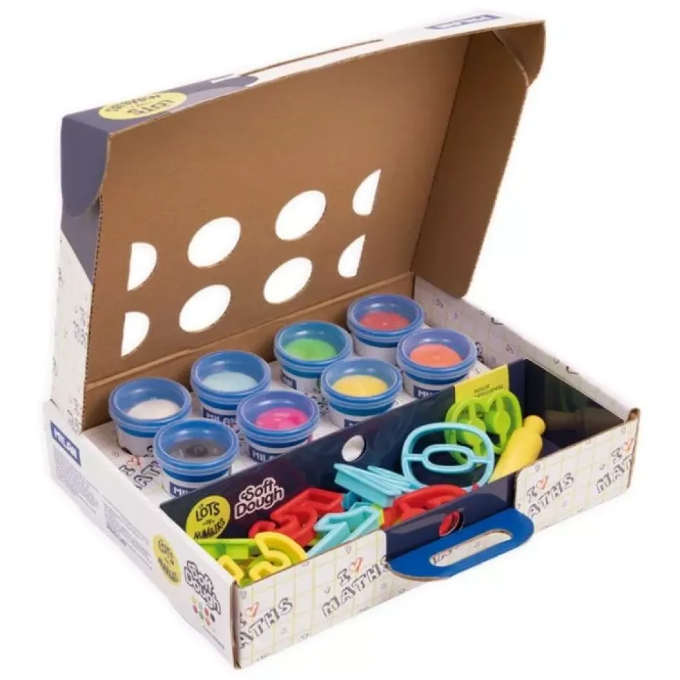 Maletín 8 botes pasta blanda Soft Dough Milan 59g