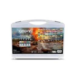 Maletín 80 pinturas modelismo 254 Combination Model Color Vallejo 18ml