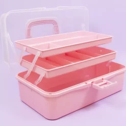 Maletín de Almacenamiento Rosa Craftelier