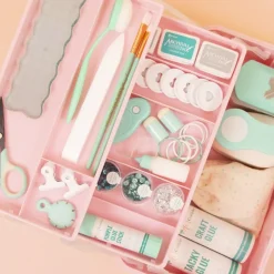 Maletín de Almacenamiento Rosa Craftelier