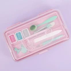 Maletín de Almacenamiento Rosa Craftelier