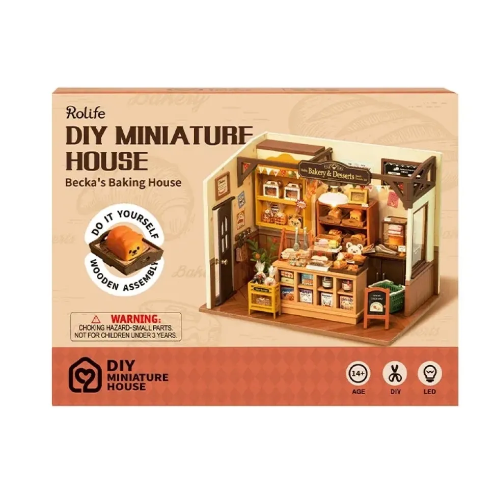 Maqueta Becka's baking house Robotime