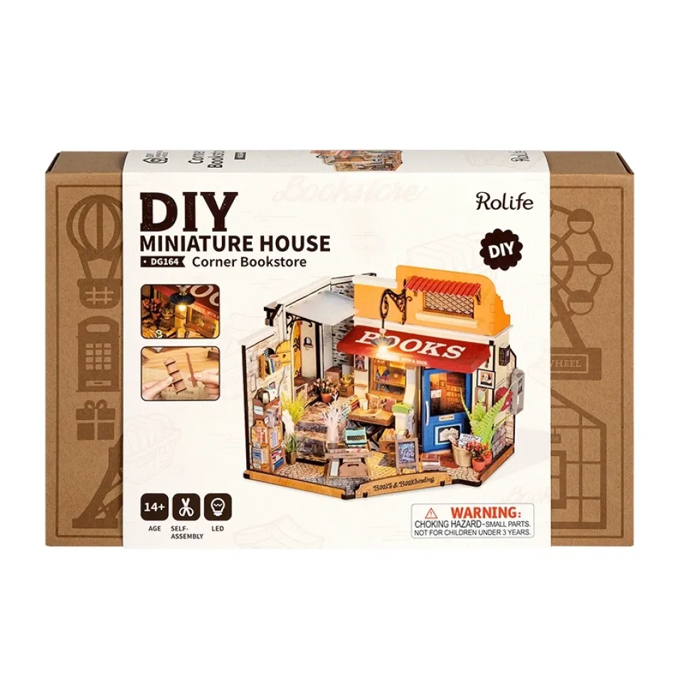 Maqueta Corner Bookstore Robotime