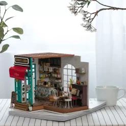 Maqueta de Cafetería de Simon Robotime