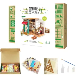 Maqueta de Cafetería de Simon Robotime