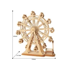 Maqueta de noria de feria Robotime