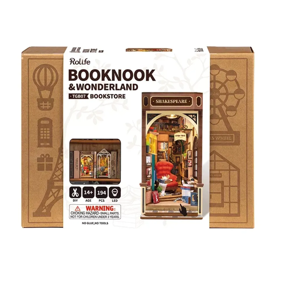 Maqueta de Tienda de libros Robotime