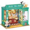 Maqueta de Tienda de te de Alica Robotime