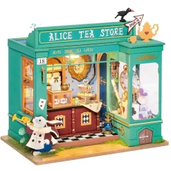 Maqueta de Tienda de te de Alica Robotime