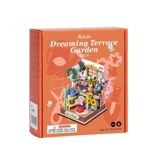 Maqueta jardín terraza de ensueño Robotime