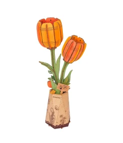 Maqueta Tulipán Naranja Robotime