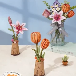 Maqueta Tulipán Naranja Robotime