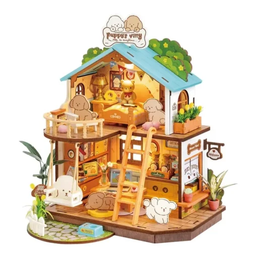 Maqueta Villa acogedora para cachorros Robotime