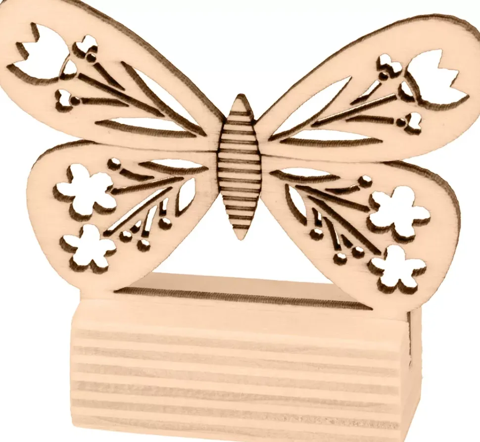 Marcasitios de Madera Mariposa Artemio