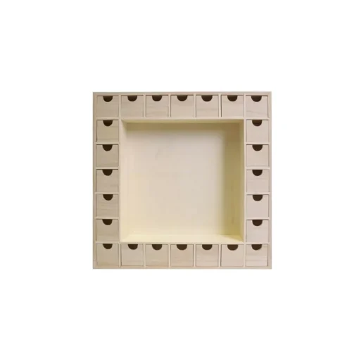Marco Calendario de adviento de madera