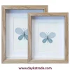 Marco portafotos de madera con cristal Dayka 22,5x27,5cm