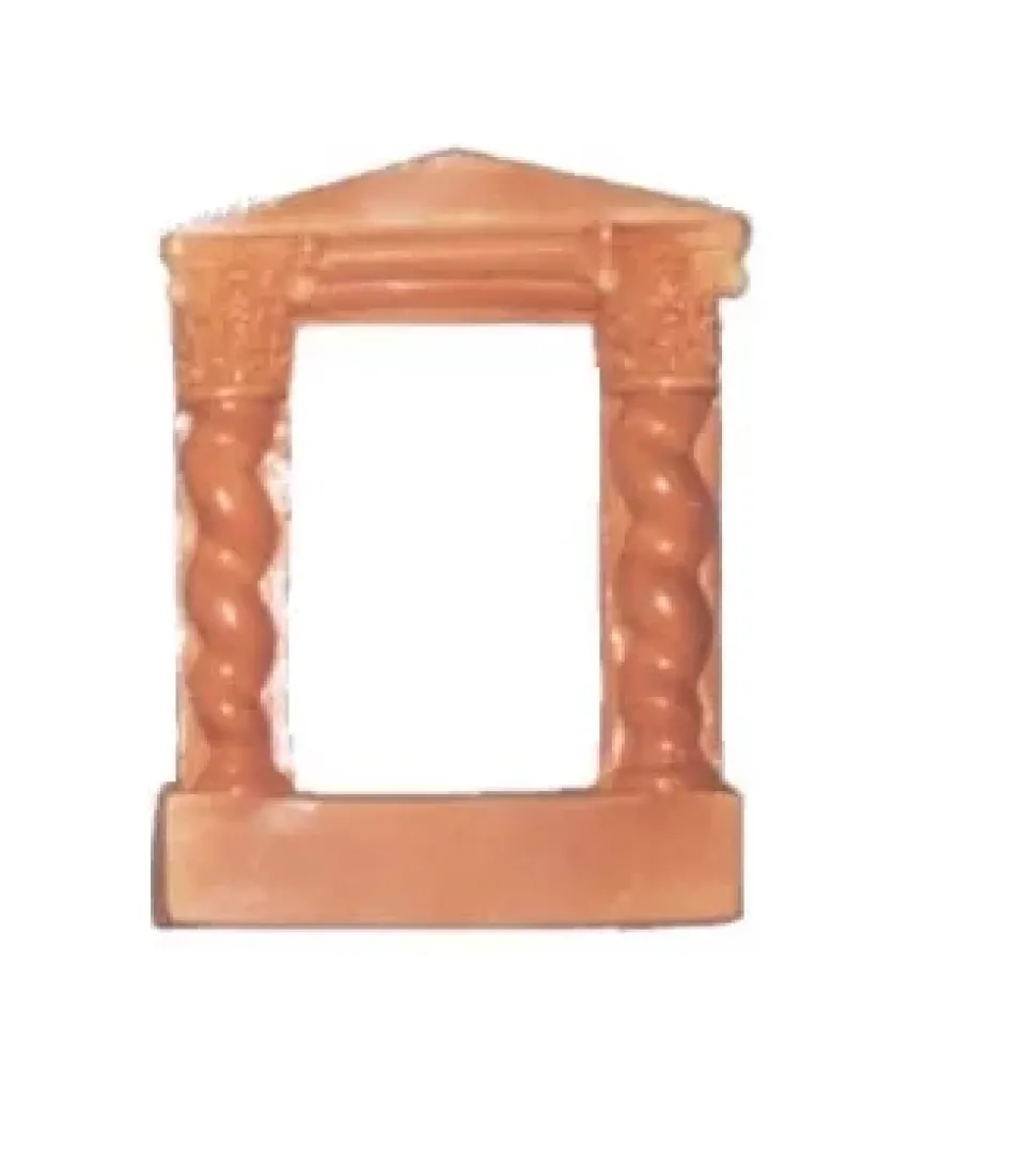 Marco resina pequeño sin decorar 18x14 cm. exterior 10x7 cm. interior