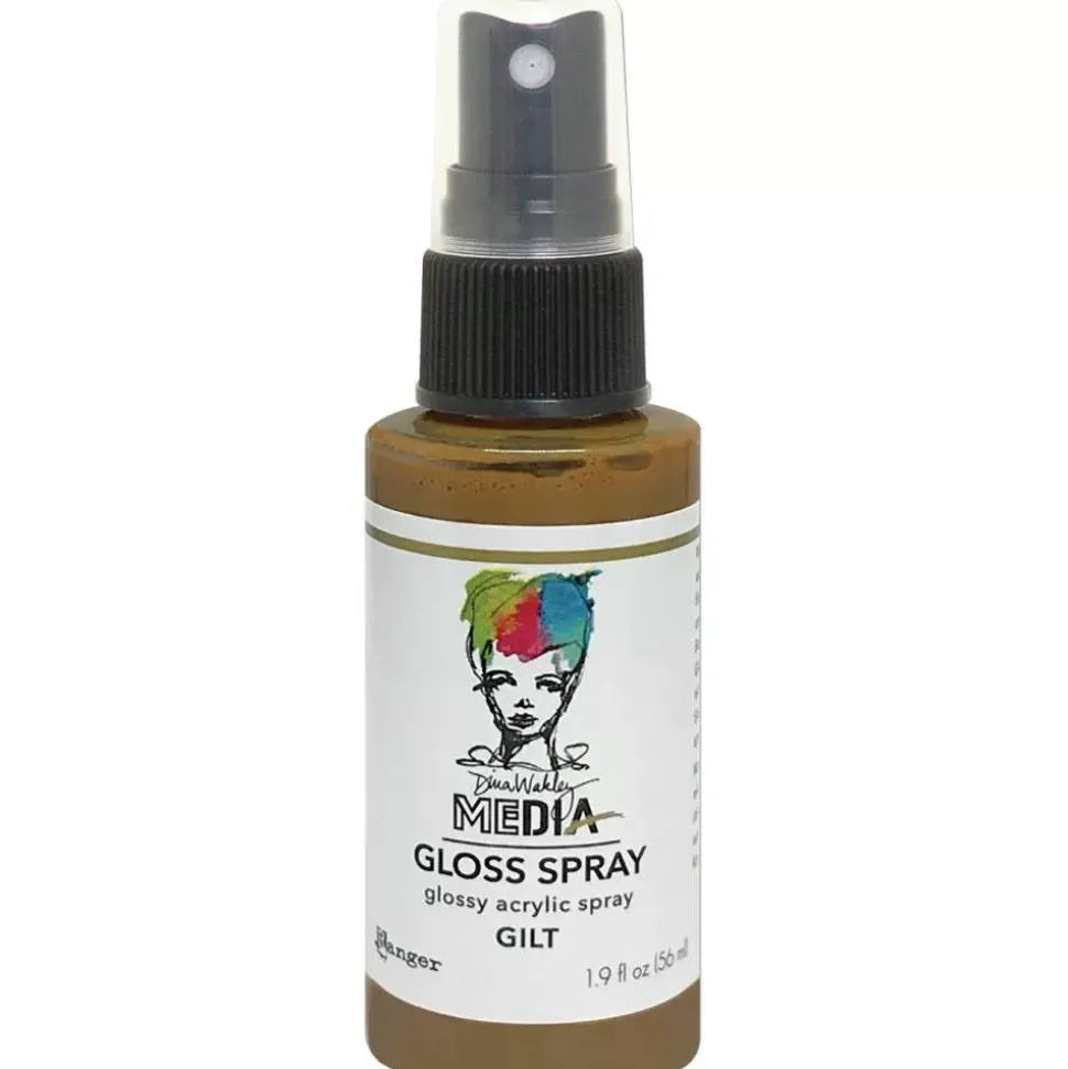 Media Gloss Spray Dina Wakley Gilt Ranger 56ml