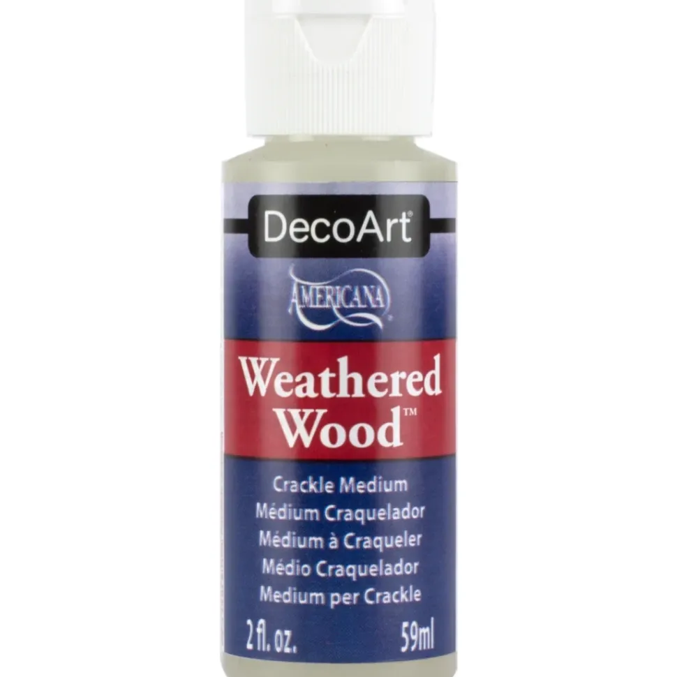 Medium Craquelador Weathered Wood Crackle DecoArt