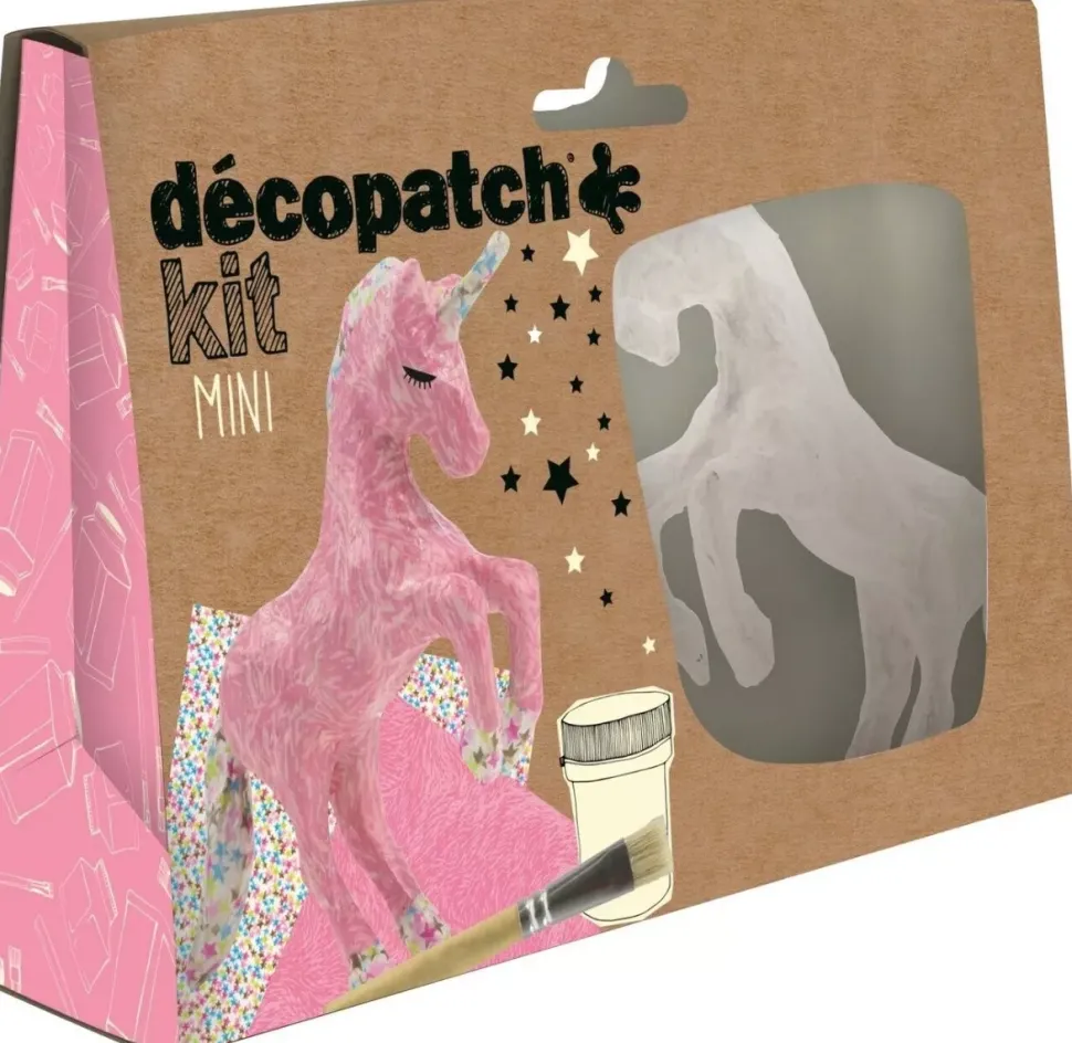 Mini Kit Unicornio de Papel Maché Décopatch