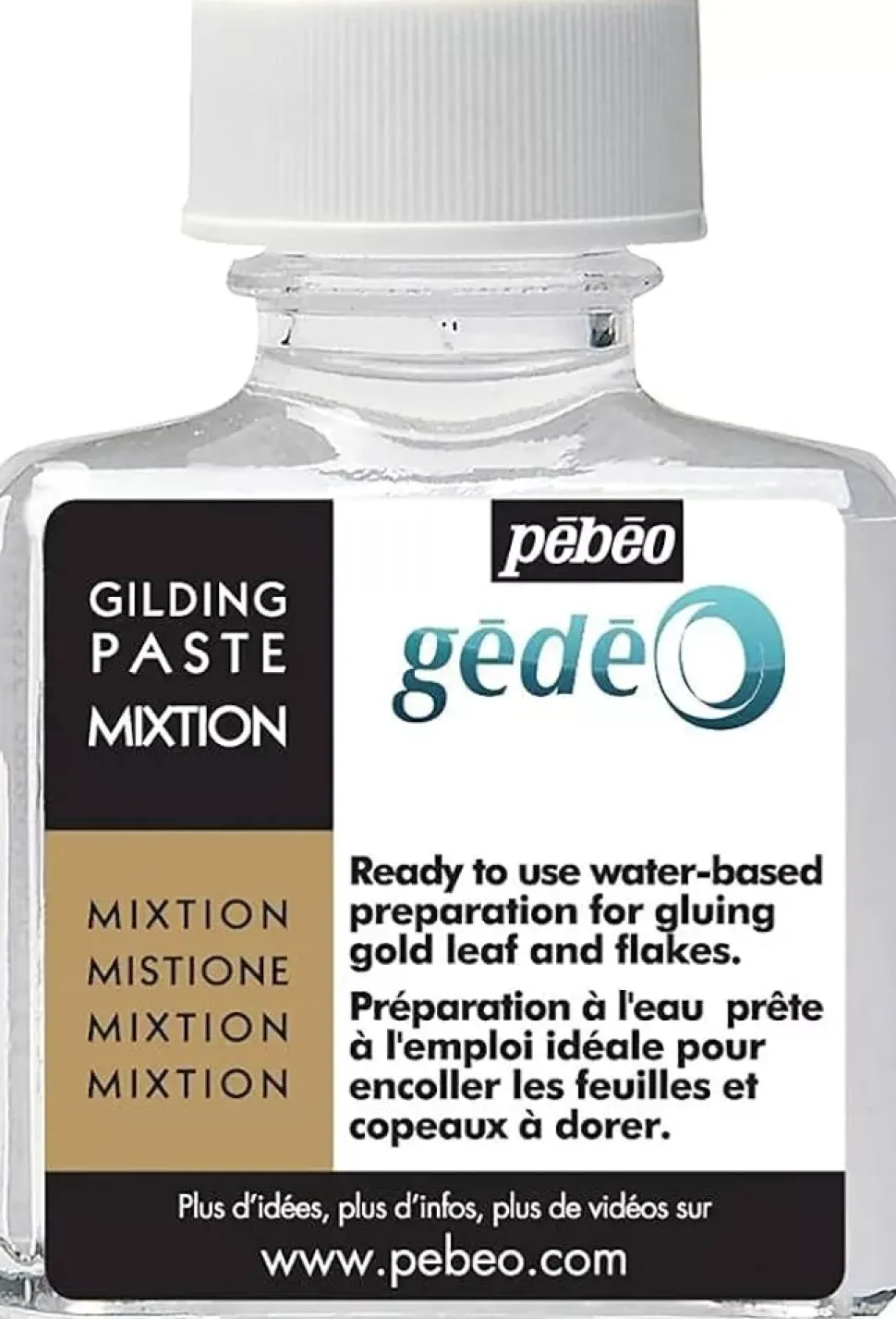 Mixtion para dorar al agua Gedeo Pebeo 75ml