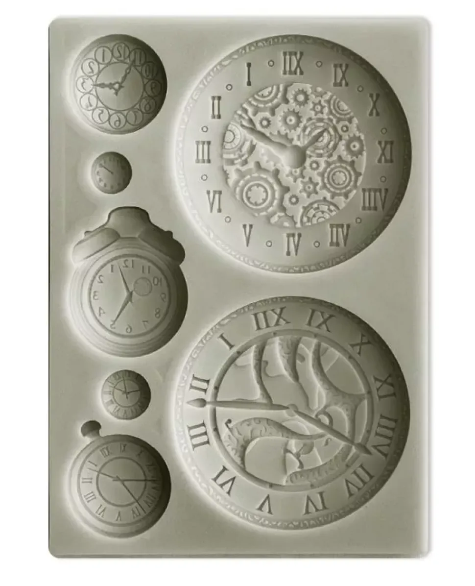 Molde Clocks Around the World Stamperia A6