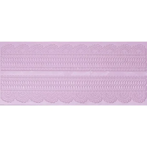 Molde de Silicona Borde Puntilla Ancha Doble Artis Decor