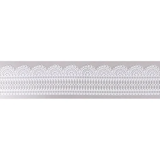Molde de Silicona Borde Puntilla Ancha Doble Artis Decor