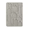 Molde de silicona Casitas y Faros Silent Sea Stamperia A5