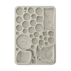 Molde de silicona Monedas Antiguas Venice City Of Art Stamperia 15x21cm