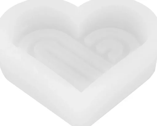 Molde De Silicona Para Velas Corazón Arcoíris Artemio