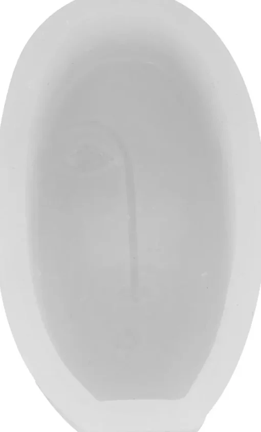 Molde De Silicona Para Velas Rostro Artemio 6cm