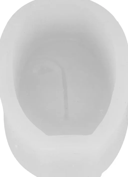 Molde De Silicona Para Velas Rostro Artemio 6cm