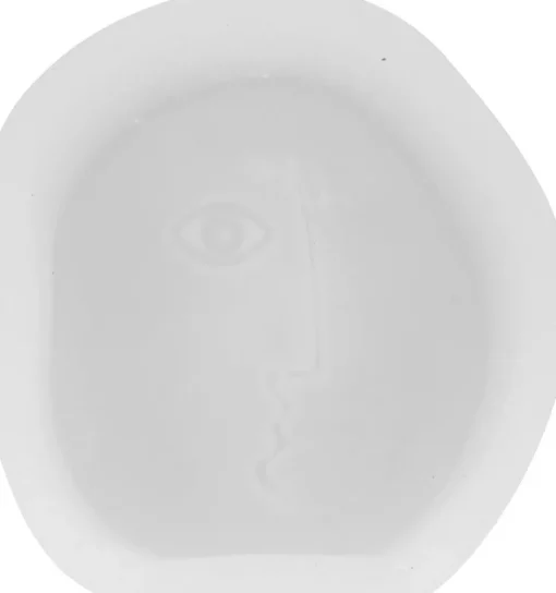 Molde De Silicona Para Velas Rostro Artemio 9cm