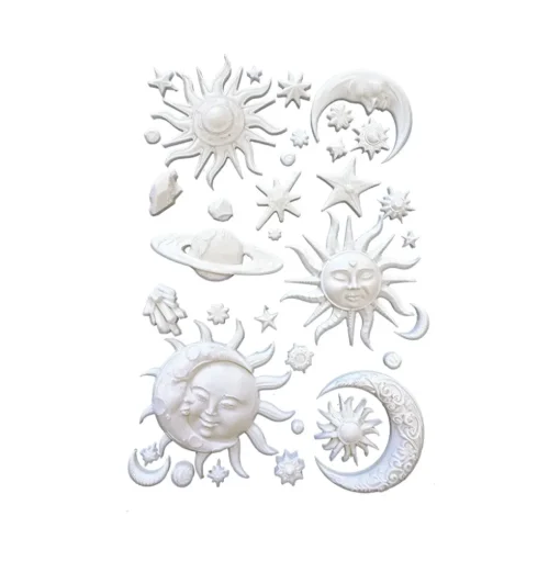 Molde de silicona Sol y Luna Best Sellers Stamperia A5