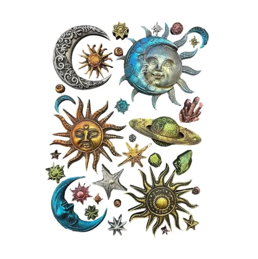 Molde de silicona Sol y Luna Best Sellers Stamperia A5