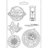 Molde Flexible Compass Cosmos Infinity Stamperia 21x29cm