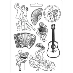Molde Flexible Elements Desire Stamperia 21x29cm