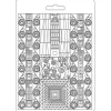 Molde Flexible Patterns Klimt Stamperia 15x21cm