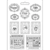 Molde flexible Tarjetas Coffee & Chocolate Stamperia 21x29cm