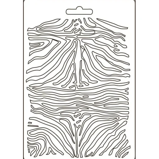 Molde Flexible Zebra Pattern Savana Stamperia 14x21cm